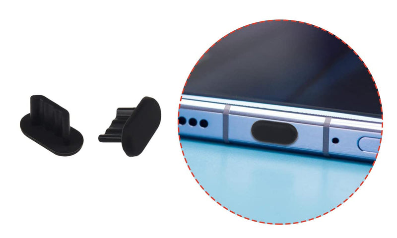 25 PCS Micro USB Dust Plug, Silicone Anti Dust Plug for Micro USB Port, Micro USB Cap Port Cover Anti Dust Protector Micro-USB 25PC