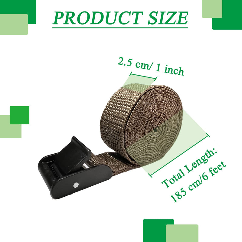 Pack Trail Game Camera Mount Tree Straps with Snap, 185cm