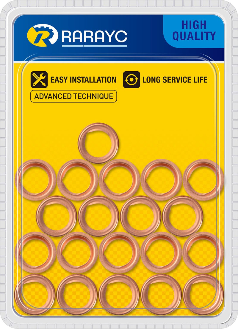 20 pcs Oil Drain Plug Gasket Crush Washer Replacement for Nissan Infiniti Models 11026-JA00A