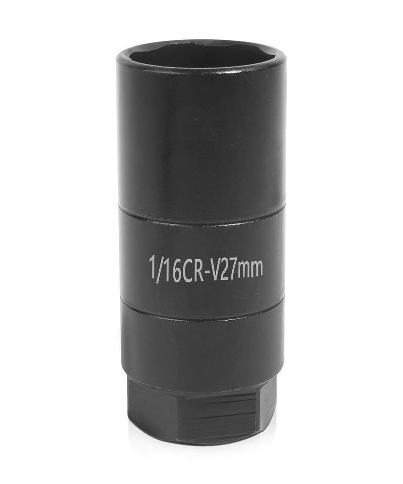 Oil Pressure Sensor Socket,Car Accessories 1-1/16 Switch Socket,Oil Pressure Sending Socket for Quick Removing/Installing Oil Sending Unit,Fits 3/8" Drive or 1 1/8" Hex Wrench(Black) Black