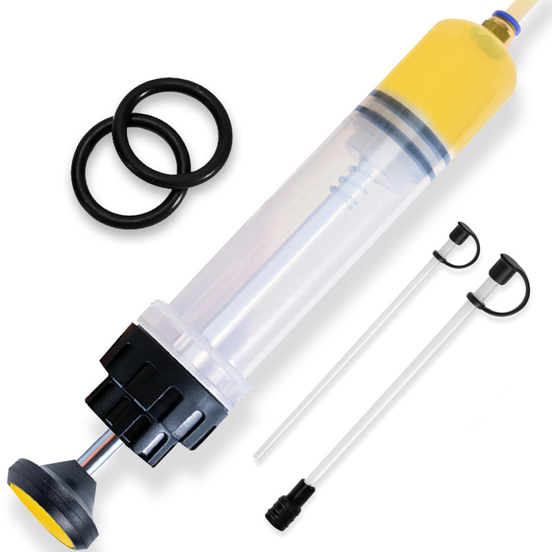 200cc Automotive Fluid Extractor, Oil Extractor Pump, Upgrade Manual Extraction and Filling Pump, Oil Change Syringe, Suction Vacuum Fuel Car Transfer
