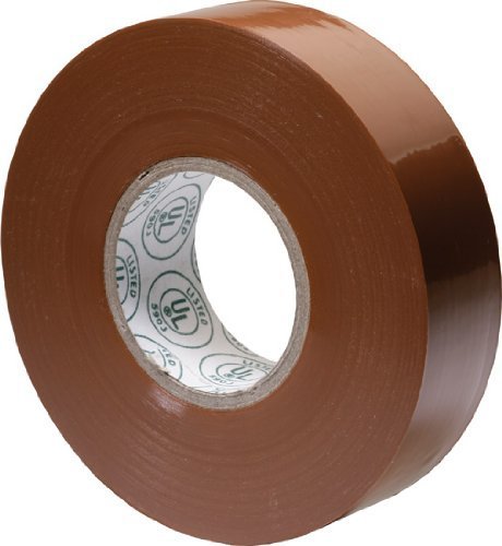 Gardner Bender GTN-667P Electrical Tape, ¾ in x 66 ft, Durable, Easy-Wrap, Flame Retardant, Brown