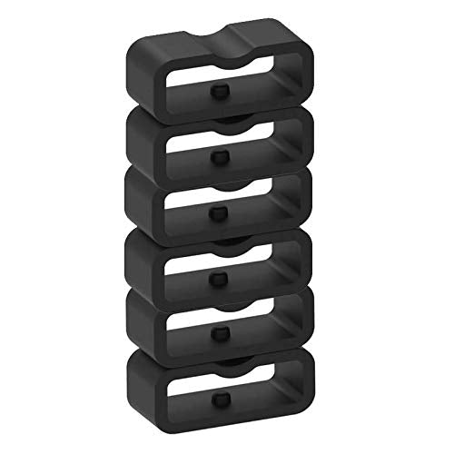 6-Pack Fastener Rings Compatible with Garmin Vivosmart 4/Vivofit