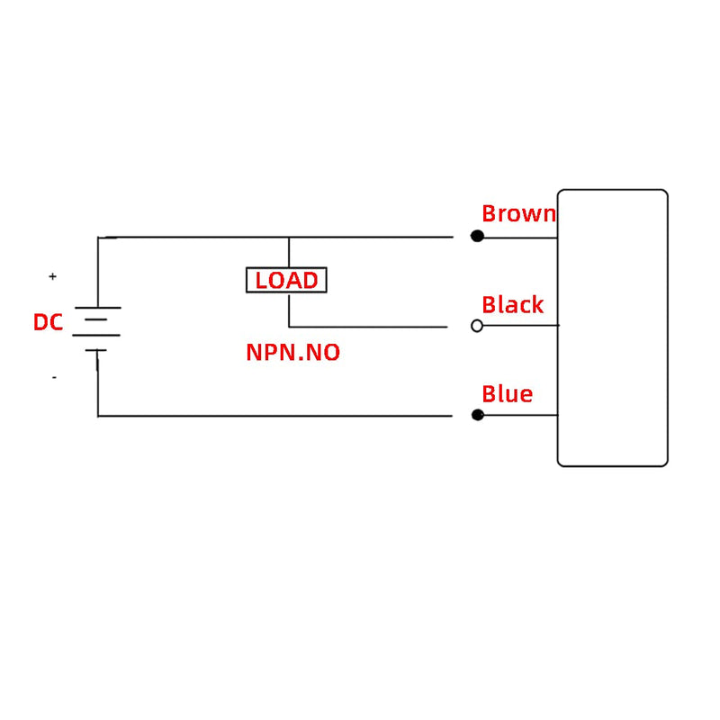 2PCS DC 10-30V 300mA Inductive Proximity Sensor Switch 3-Wire SN04-N NPN Normally Open NO Detection Distance 4mm Proximity Switch