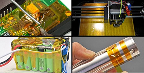 VViViD Pro 950 Polyimide Film Dielectric Tape for Insulation, Electronics, Soldering & 3D Printing (3 inches x 110ft) 3" x 110ft