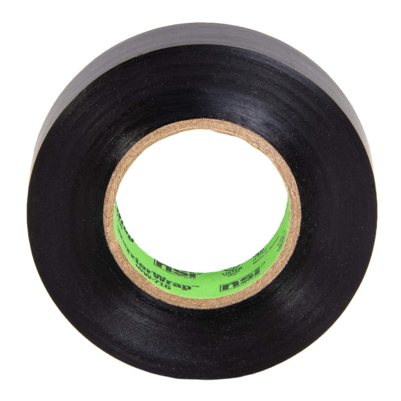 WarriorWrap General 3/4 in. x 60 ft. 7 mil Vinyl Electrical Tape, Black