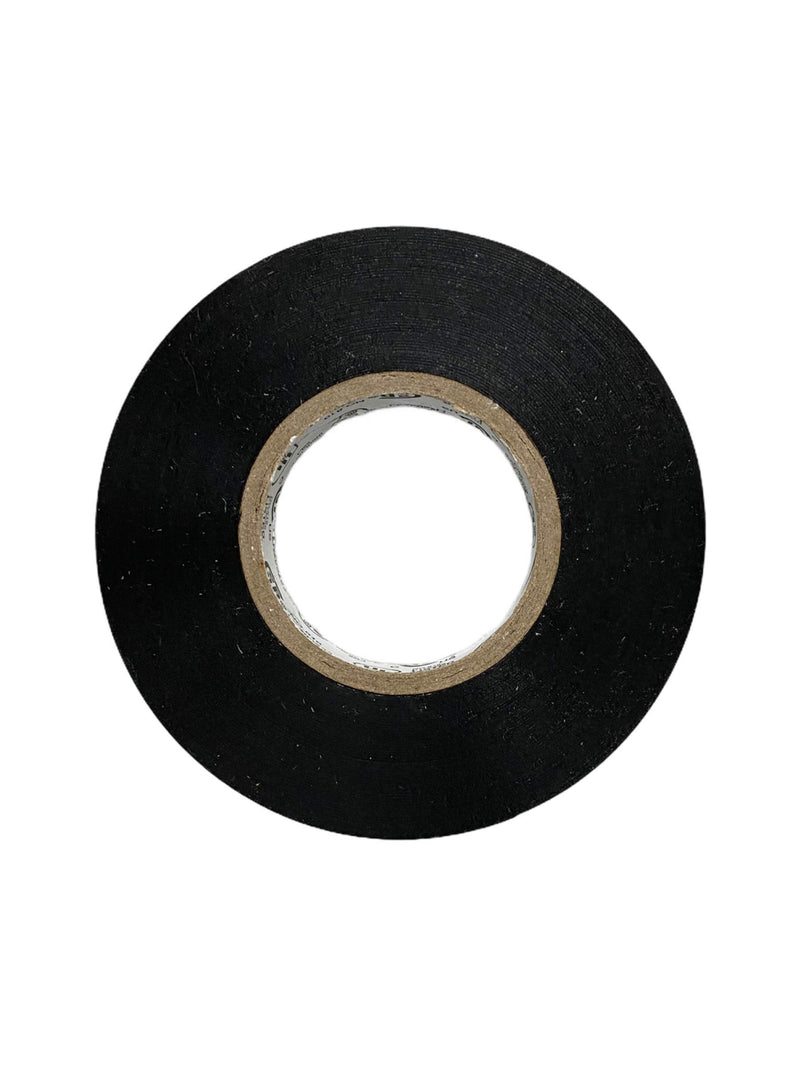 T.R.U. EL7566-AW Professional Grade Rubber Black PVC Electrical Tape, Rated up to 600 Volts and 176 F - UL/CSA/CE Listed Synthetic: 1/2 in. x 66 Ft. (8 Mil) 1/2 in. x 66 ft. (12mm)
