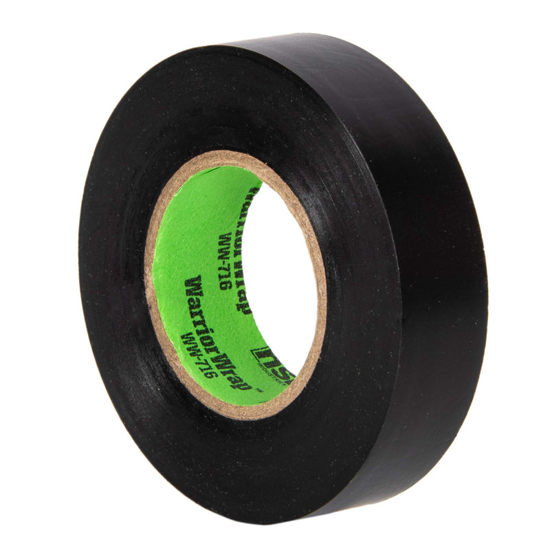 WarriorWrap General 3/4 in. x 60 ft. 7 mil Vinyl Electrical Tape, Black