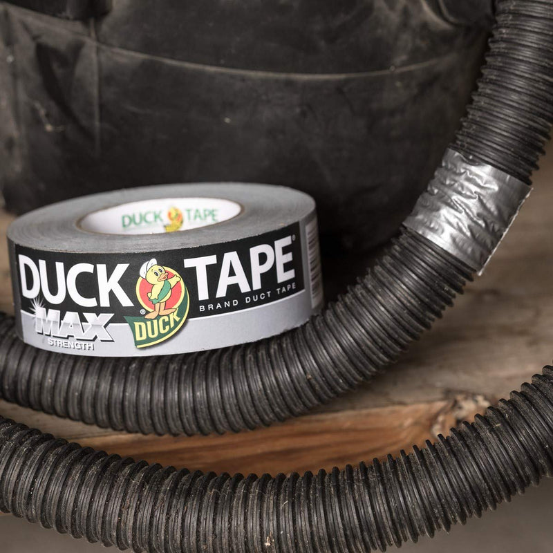 Duck Max Strength 240201 Duct Tape, 1-Pack 1.88 Inch x 45 Yard Silver