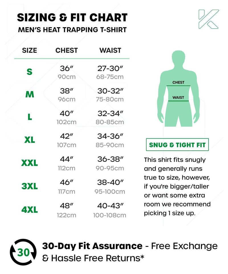 Kewlioo Men's Heat Trapping Shirt - Sweat Body Shaper Vest for Men, Mens Bodysuit Slimmer Saunasuits, Shapewear Compression Top, Gym Belt Exercise Jacket, Versatile and Discreet Small