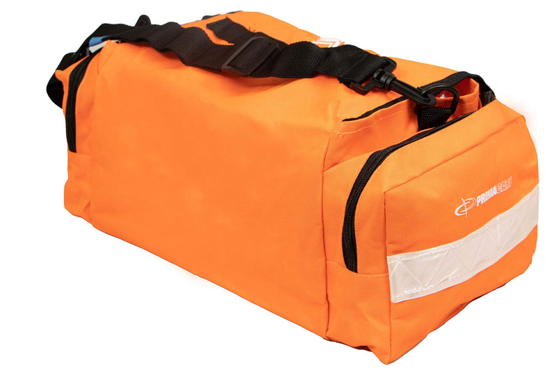 Primacare KB-RO24 Empty First Responder Bag, Professional Compartment Kit Carrier for Trauma and Emergency Medical Supplies, 15 x 9 x 8 inches, Orange