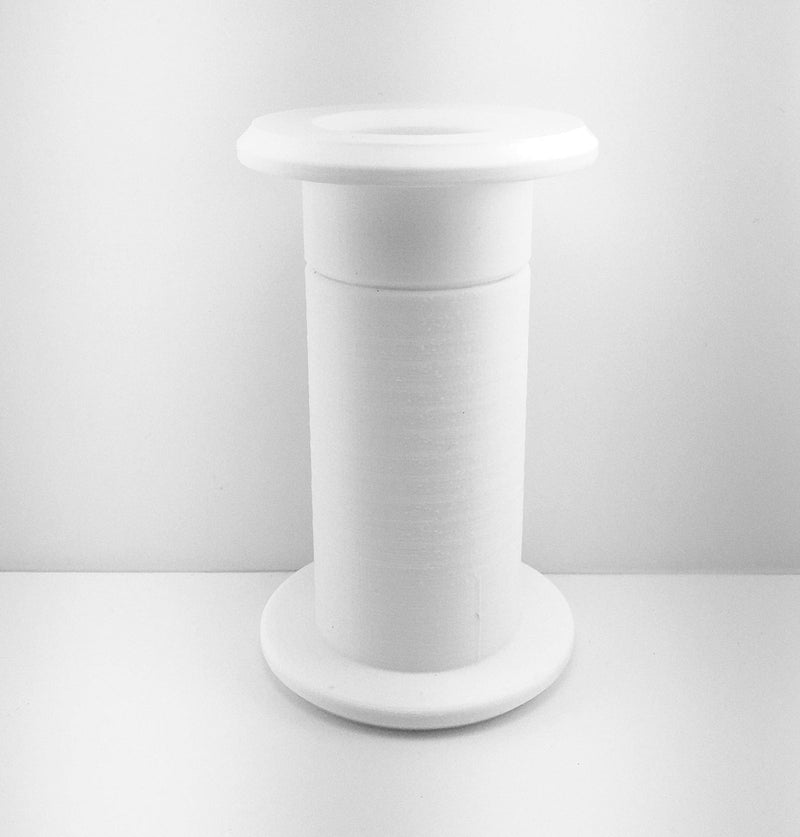 1.20" ID Cable Pass Through Wall Port 3 5/8" - 5 1/4" Wall Thickness (White) - Pass Cables from one Side of a Wall or Barrier to The Other. White