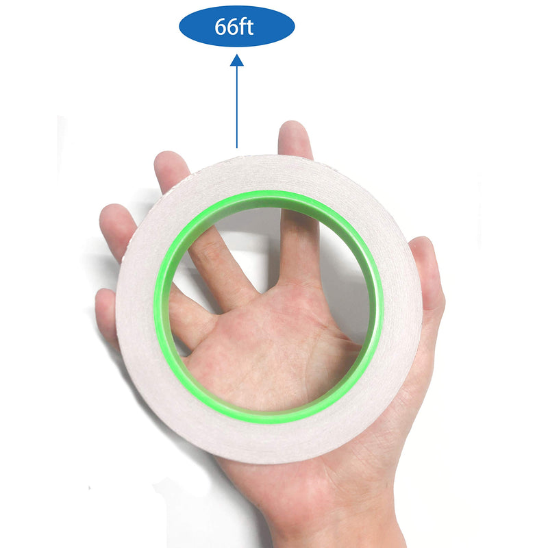 Copper Foil Tape 3 Pack (1inch 1/2inch 1/4inch x 66ft) with Conductive Adhesive for Electrical Repairs,Guitar or EMI Shielding, Stained Glass, Paper Circuits, BOMEI PACK