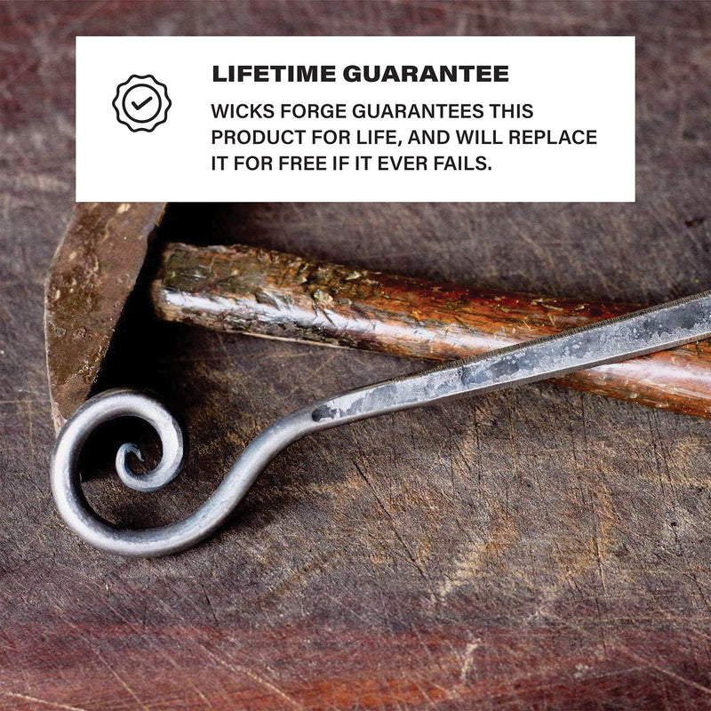 Letter Opener Cast Iron Knife | Luxury, Rustic & Antique Style Desk Accessory for Cutting Open Paper Envelopes & Packages | Made in USA | by WICKS FORGE