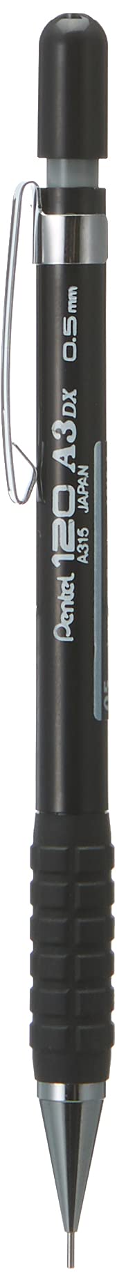 Pentel(R) Sensi-Grip(R) Automatic Pencil, 0.5 mm, Black