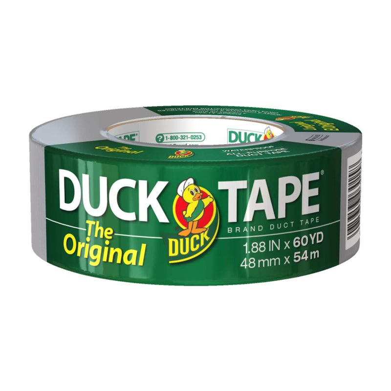 The Original Duck Tape Brand 394475 Duct Tape, 1-Pack 1.88 Inch x 60 Yard Silver Single Roll