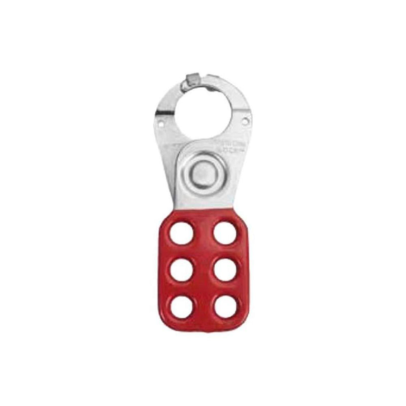 American Lock Lockout Hasp, Vinyl Coated Steel Hasp, 1 in. Jaw Clearance, ALO80 1" Inside Jaw Diameter