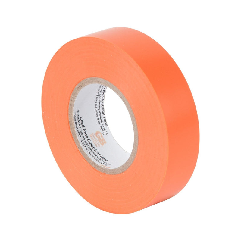 Gardner Bender GTO-667P Electrical Tape, ¾ in x 66 ft, Durable, Easy-Wrap, Flame Retardant, Orange