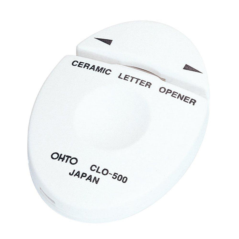 Auto letter opener ceramic letter opener white CLO-500 white