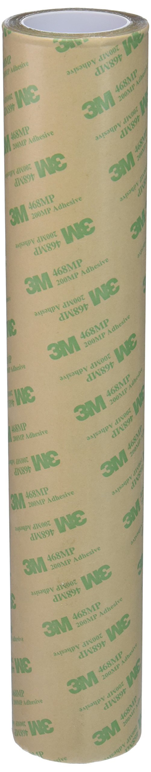 3M 468MP Adhesive Transfer Tape, 12" Width x 5yd Length (1 roll)