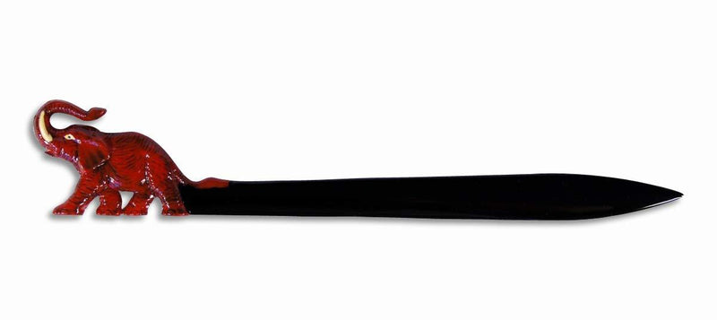 LX Hand Painted Red Elephant Letter Opener