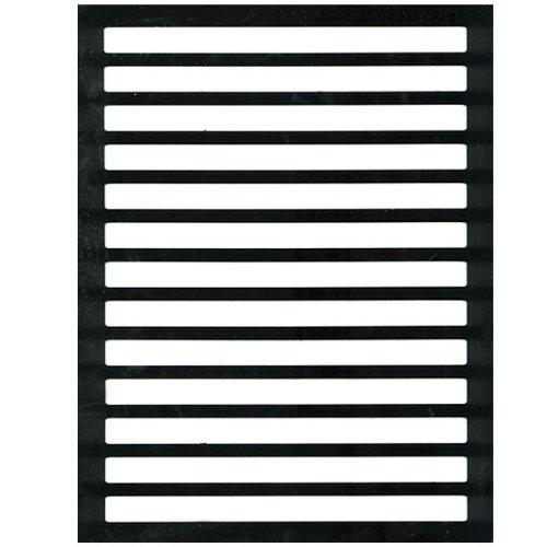 Letter Writing Guide - Regular Black Plastic