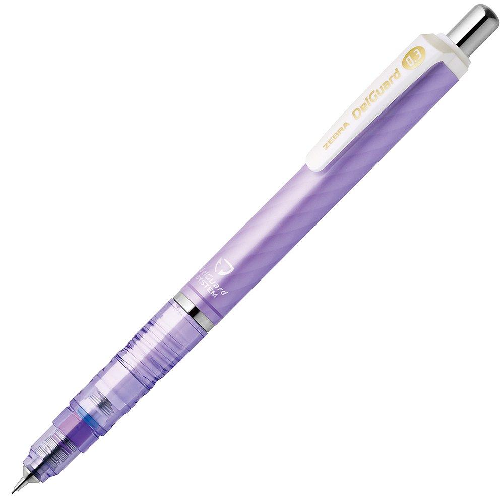 Zebra Mechanical Pencil, Del Guard, 0.3mm, Luminous Violet (P-MAS85-LMV)