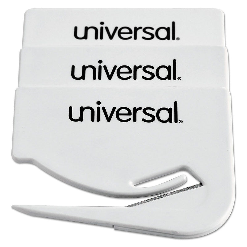 UNV31803 - Letter Slitter Hand Letter Opener w/Concealed Blade 2 Packs Of 3 = Total Of 6 Openers …