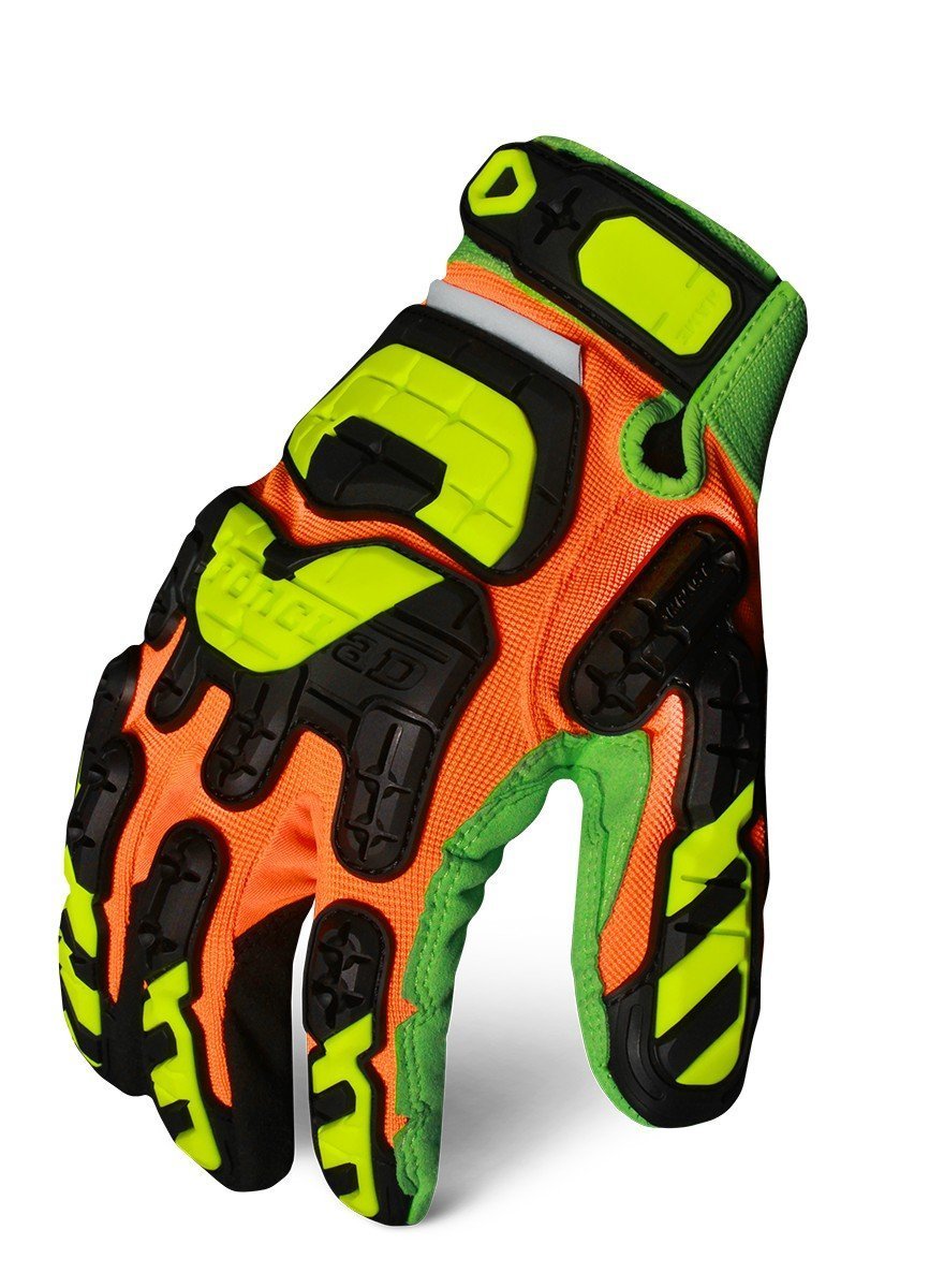 Ironclad LPI-CC5-04-L Low Profile Impact Closed Cuff Cut 5 Oil & Gas Safety Gloves, Large