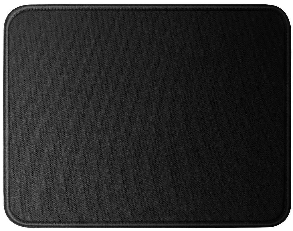 Mouse Pad 1pc 11 x 8 3/4"- Black Basic Gaming Mousepad with Stitched Edges, Non-Slip Rubber Base & Large Surface- Premium Waterproof Mouse Mat for Laptop, Computer & PC (1 Pack) 1Pack