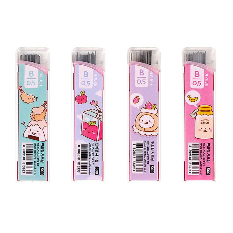 Convenience Store Food Design B 0.5mm Mechanical Pencil Lead : Set of 4