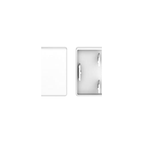 Cablecoach Habengut Accessory Set for Mounting the Cable Duct 30 x 15 mm White