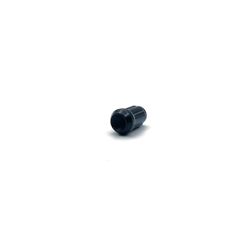 24pcs M12x1.25 Lug Nuts, Black Closed End Spline Lug Nuts with 1 Socket Key Compatible with Armada, Titan, Pickup Aftermarket Wheel
