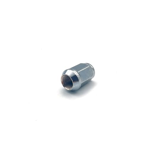 24 Pcs M14x1.5 Thread Bulge Acorn 1.38" Long Lug Nuts Chrome 3/4" 19mm Hex Compatible with Jeep Wagoneer, Grand Wagoneer, Ram 1500