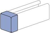 Unistrut 1-5/8" Plastic White End Cap - Lot of 50 1-5/8" X 1-5/8"