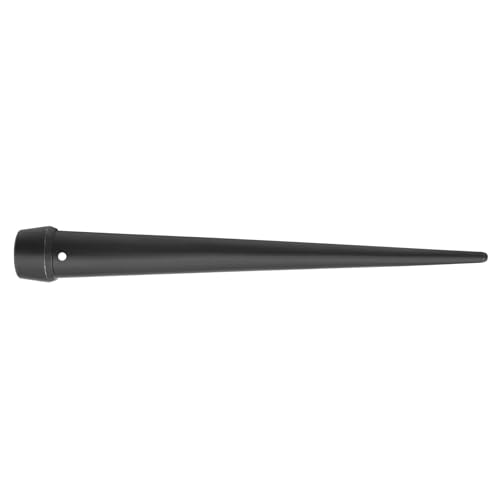 Broad-Head Bull Pin, 1-1/16-Inch, Heat-Treaded Steel With Black Finish and Hang-up Hole,2 Pcs
