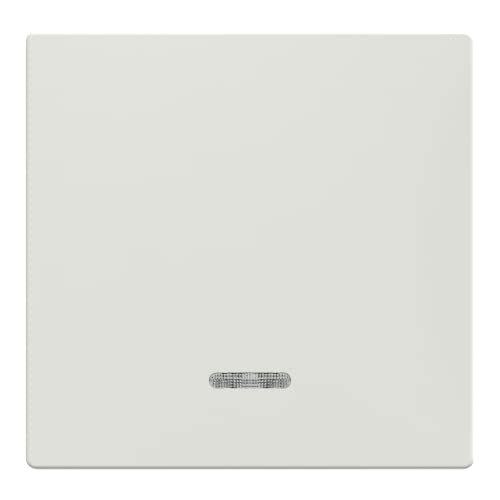 Merten 436019 Rocker with control lamp, polar white glossy, System M | For control switch and push button insert, system M, polar white glossy, 1 piece