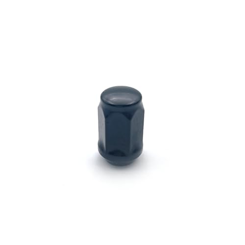 24 Pcs M14x1.5 Thread Bulge Acorn 1.38" Long Lug Nuts Black 3/4" 19mm Hex Compatible with Jeep Wagoneer, Grand Wagoneer, Ram 1500