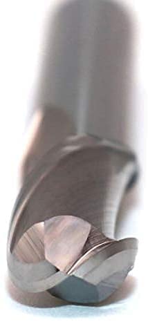 CNC QUALITY Solid carbide radius milling cutter radius 1 to 6 mm - end milling cutter Ø 2 to 12 mm with full radius - carbide HM radius milling cutter - for machining aluminum and plastic - R4.0 carbide