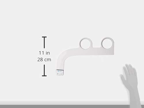 Brondell Bidet - Thinline SimpleSpa SS-150 Fresh Water Spray Non-Electric Bidet Toilet Attachment in White with Self Cleaning Nozzle and SafeCore Internal Valve x