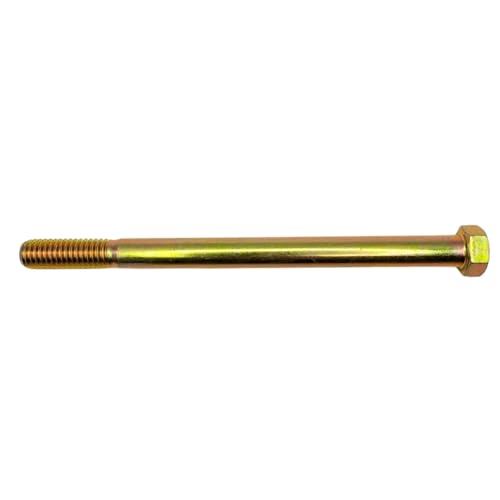 7/16"-14 x 6 Grade 8 Bolts (10-Pack) – Heavy-Duty Hex Bolts – High-Strength SAE J429 Anti-Vibration 6.0" Coarse Thread Bolts 10 Bolts Only
