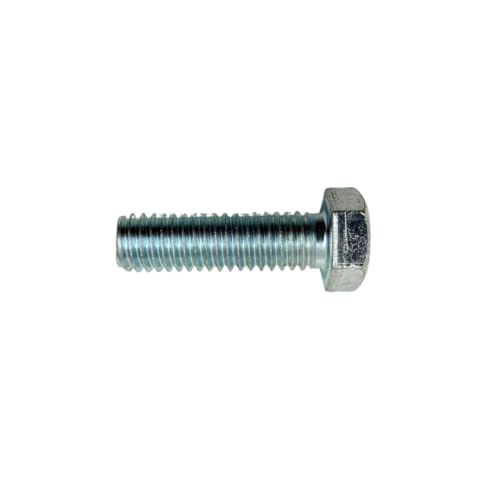 3/8"-16 x 1-1/4" Grade 5 Bolts (100-Pack) – Heavy-Duty Hex Bolts Only – SAE J429 1.25" Coarse Thread Bolts Clear Zinc Plated