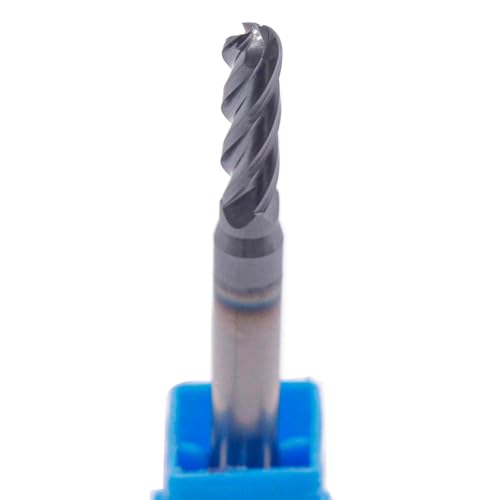 BestParts 5Pcs 5/32" 4 Flute Solid Carbide Ball Nose End Mill, AlTiN Coated 5/32 in