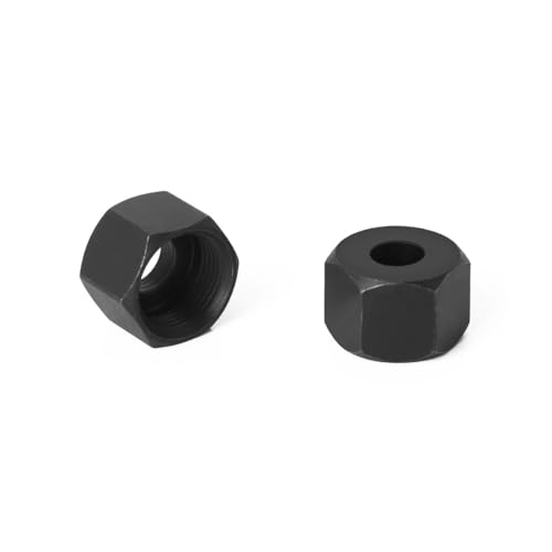 Pack of 3 Collets Adapter, Collet Chuck Tool Adapter with 2 Clamping Nuts for Straight Grinder Cutting Engraving Machine