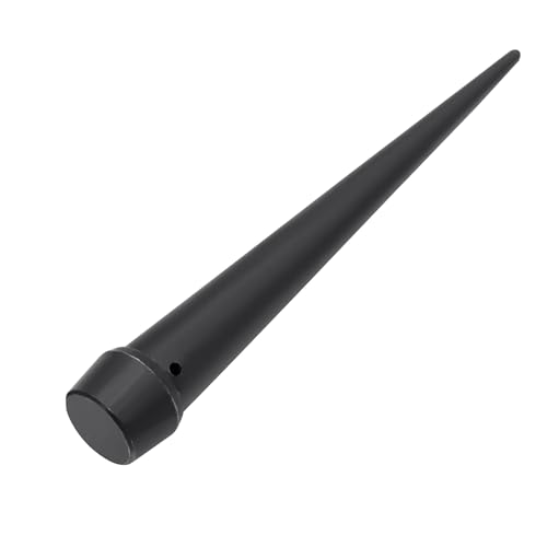 Broad-Head Bull Pin, 1-1/16-Inch, Heat-Treaded Steel With Black Finish and Hang-up Hole,2 Pcs