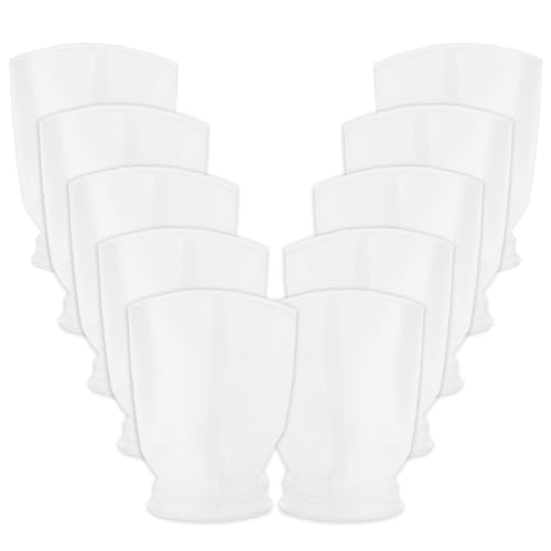 10 Pack Filter Bags 7 Inch Filter Sock, Filter Socks 7 Inch 12 Inch Long 200 Micron Felt Filter Sock, Felt Filter Sock for Aquarium, Industry, Chemical, Water Liquid Filter Bags