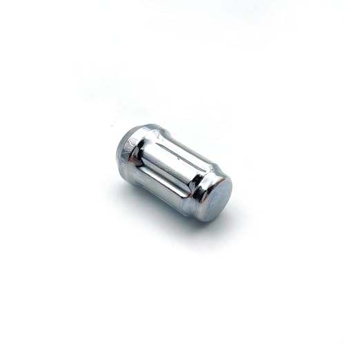 M12x1.5 Chrome Spline Lug Nuts, 20pcs Chrome Closed End Lug Nuts - Compatible with 2006-2019 Ford Fusion, 2000-2019 Ford Focus, 2001-2019 Ford Escape Aftermarket Wheel
