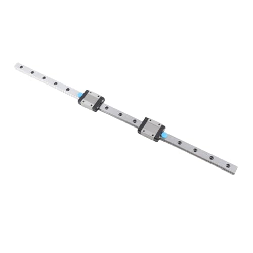MGN12B Mini Linear Rail Guide, 400mm Linear Sliding Gide with 2x MGN12B Bearing Block for DIY Printer and CNC Machine