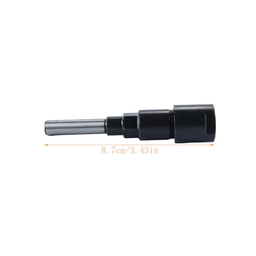 Ausi Extension Collet Cutter 8 mm, Collet Cutter, for Trimming Engraving Machine (8 mm Shank)