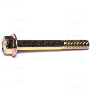 Hard-to-Find Fastener 014973240370 Grade 8 Coarse Hex Flange Bolts, 3/8-16 x 3, Piece-25 3/8-16 x 3"